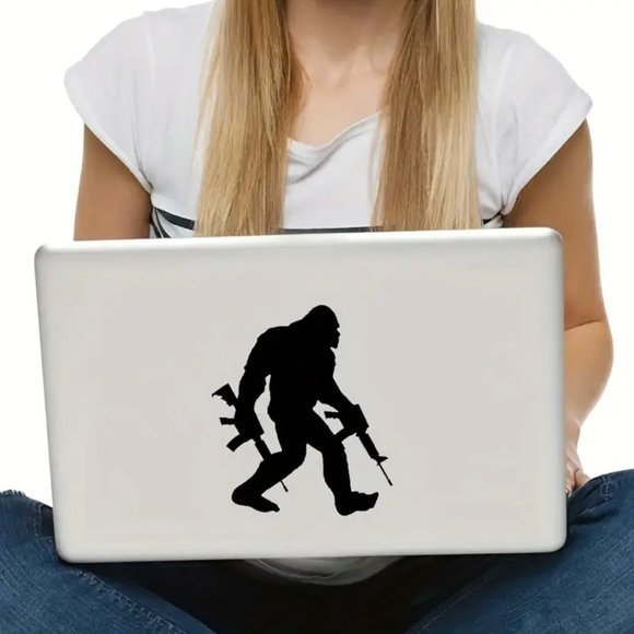 Bigfoot Packing AR’s Sasquatch Vinyl Sticker, White or Black - Picture 6 of 7